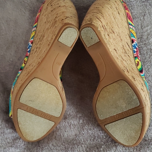 Nine West Multicolor Wedge - Picture 4 of 7